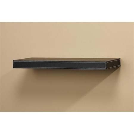 Amore Designs Amore Designs LTHR12BK Leather Shelving Black;10 x 12 in. LTHR12BK
